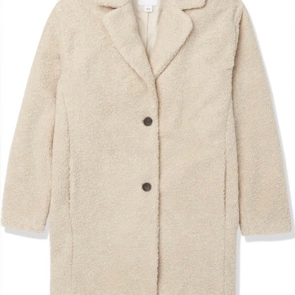 Daily Ritual Cream Teddy Jacket - Picture 1 of 4